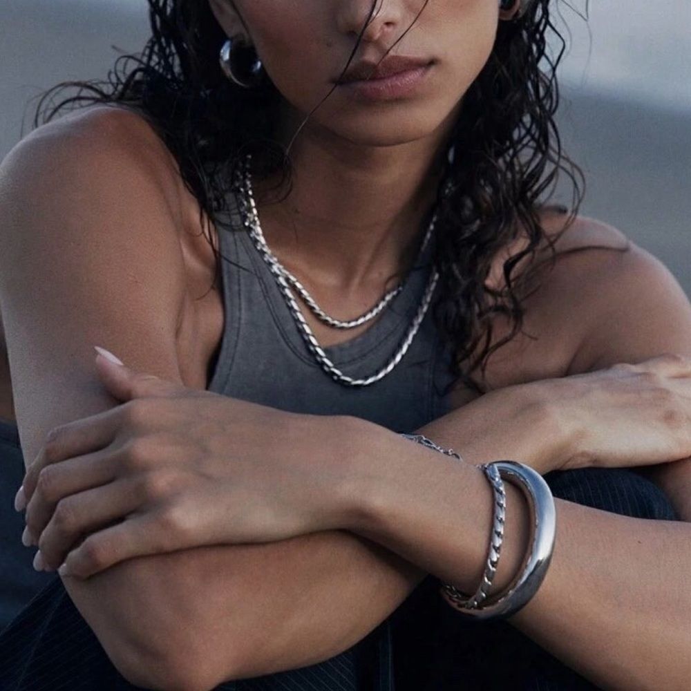 Link chain bracelet M775